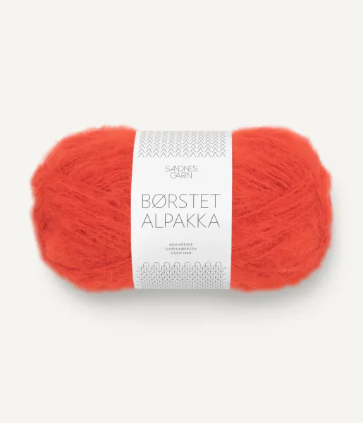 Hovedbilde 3819 Spicy Orange - Børstet Alpakka